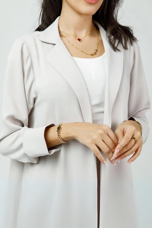 Luxury Elegant Collar Abaya With Modern Abaya Design