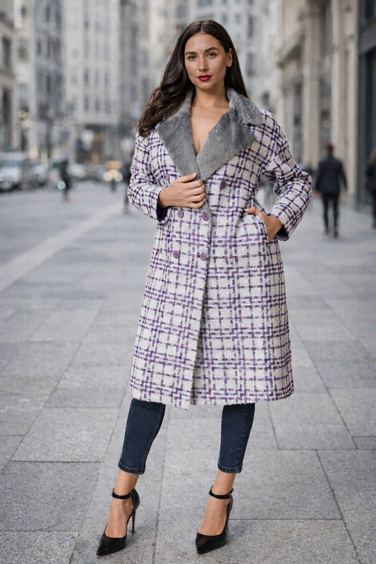 Bubble Knee Length Casual Woman Coat