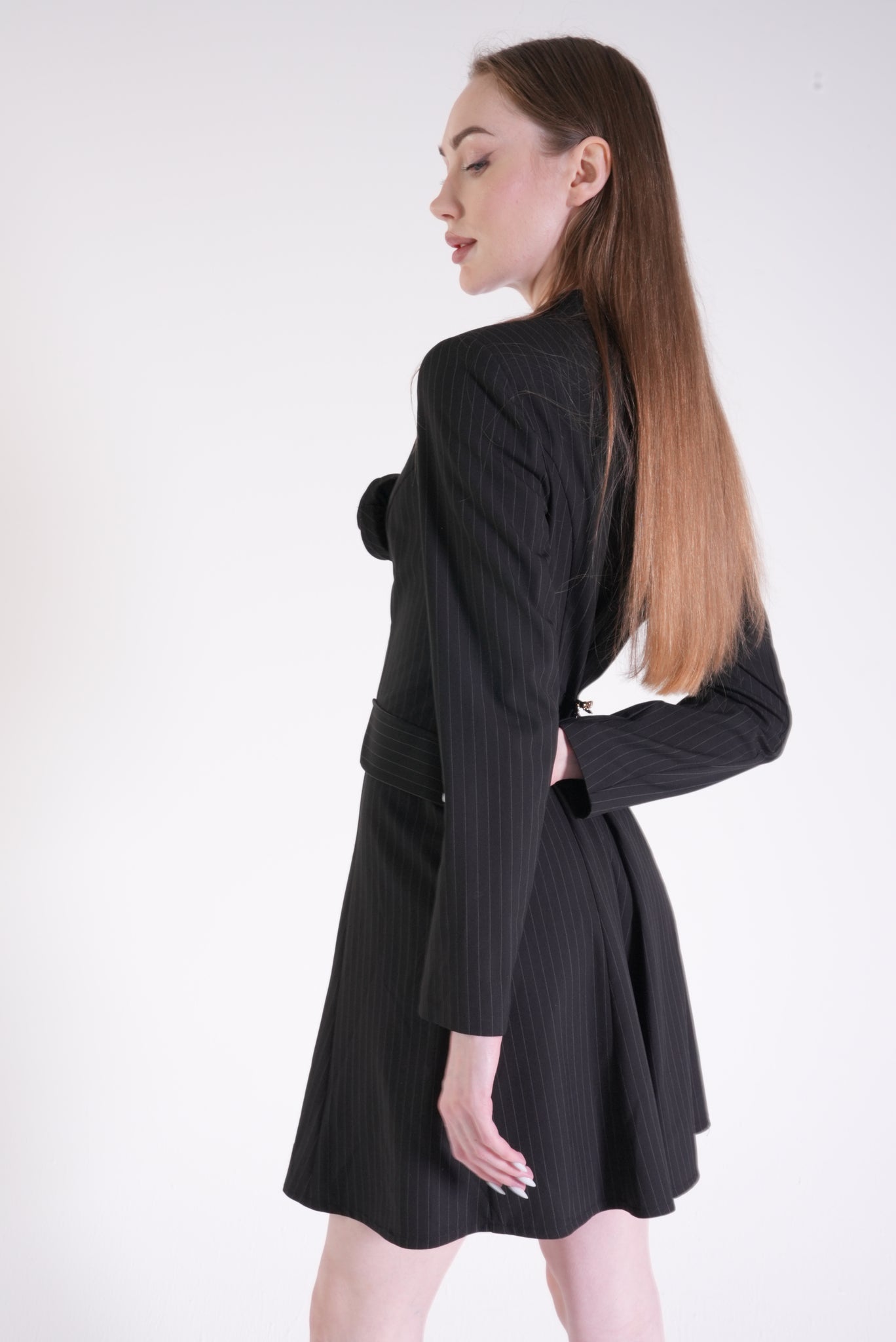 Button Detailed Jacket Dress